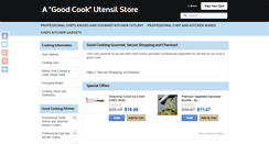 Desktop Screenshot of goodcooking.net