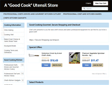Tablet Screenshot of goodcooking.net